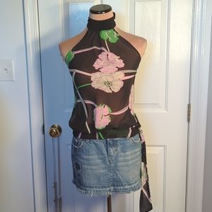 Twenty One Halter Top EUC